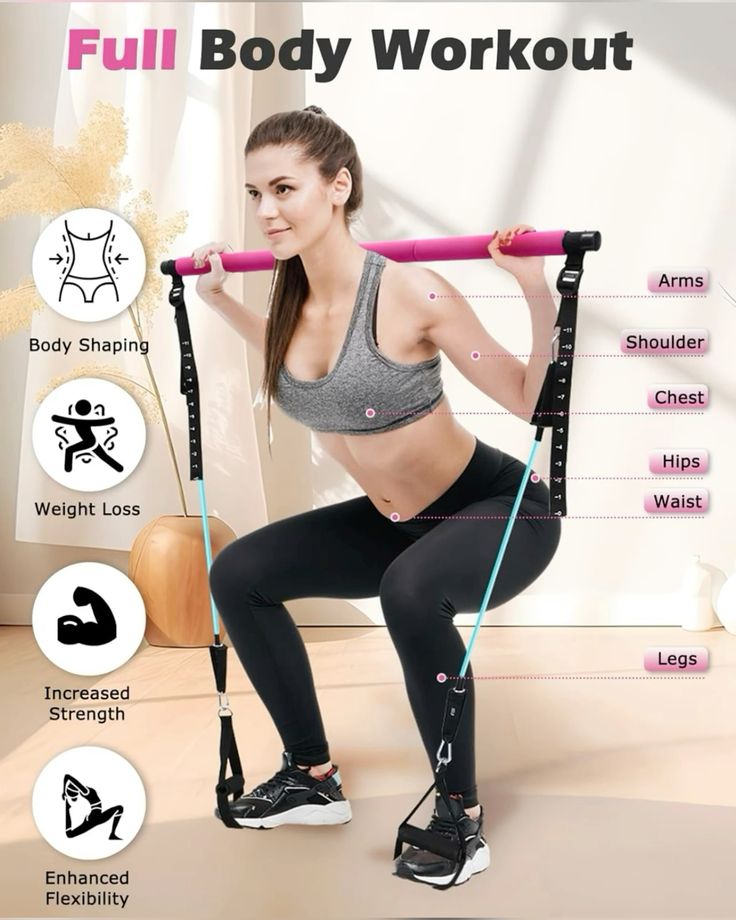 Sculpt & Glow Pilates Bar Kit