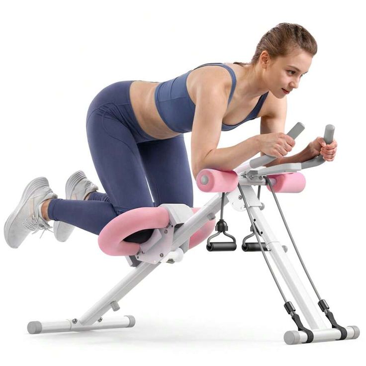 Adjustable Ab Trainer Foldable Machine for Abs Workout at Home Gym
